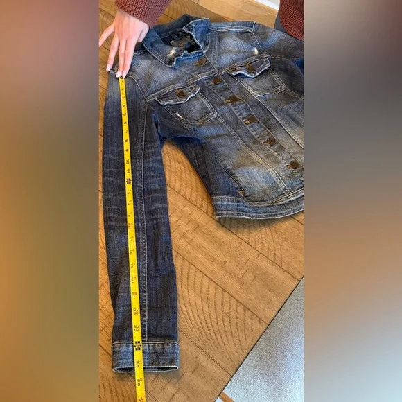 Vintage Guess Denim Brittney Jacket size Large - Picture 7 of 8